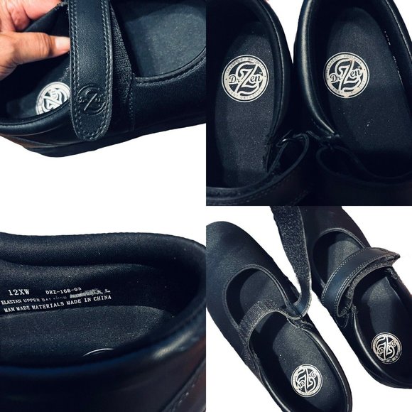 Dr Zen JENNY Mary Jane Shoes 12XW Therapeutic Orthotic Black DRZ-168-03 Comfort - Picture 8 of 12